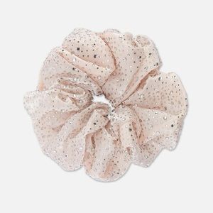 Primark X Rita Ora Collaboration : Oversized Diamanté Nude Scrunchie | NWT